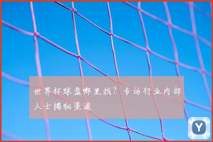 世界杯球盘哪里找?专访行业内部人士揭秘渠道